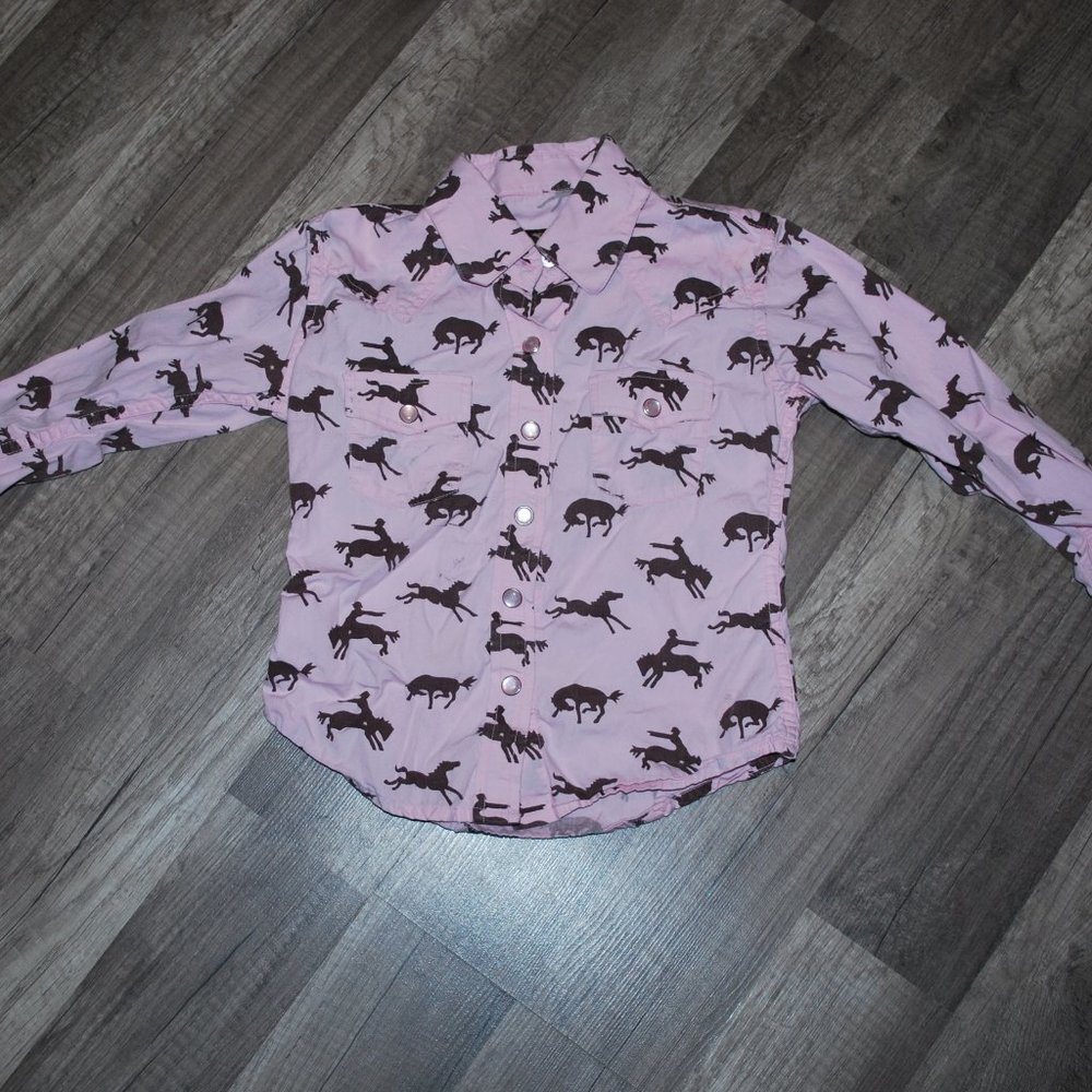 Girl's Walls Ranch Wear Button Down Shirt X-Small